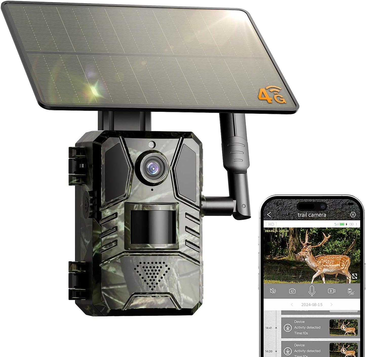 Caméra de surveillance solaire ScoutVision 4G 2K
