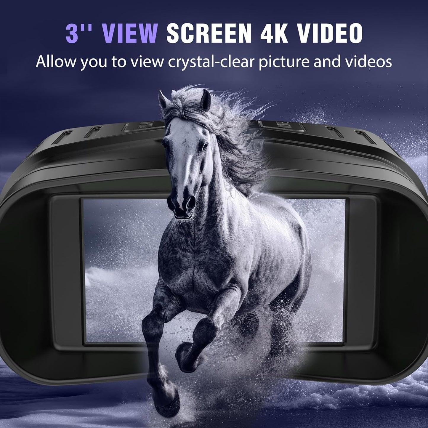 Lunettes de vision nocturne WildScope Elite 4K