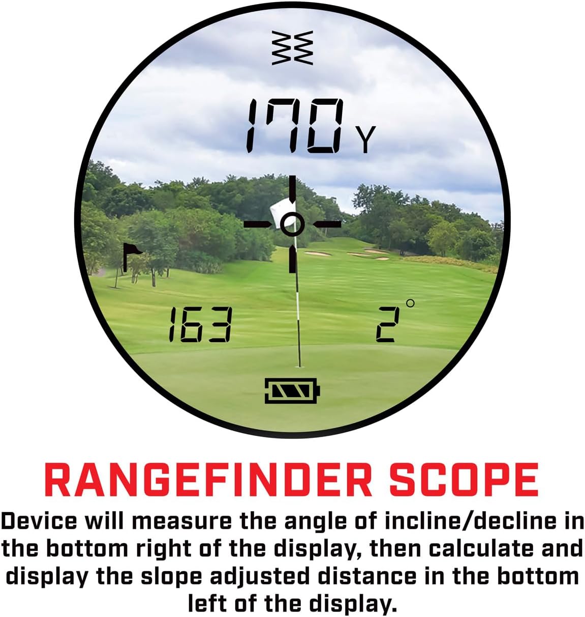 Télémètre laser RaptorSight 1000 avec grossissement 6x