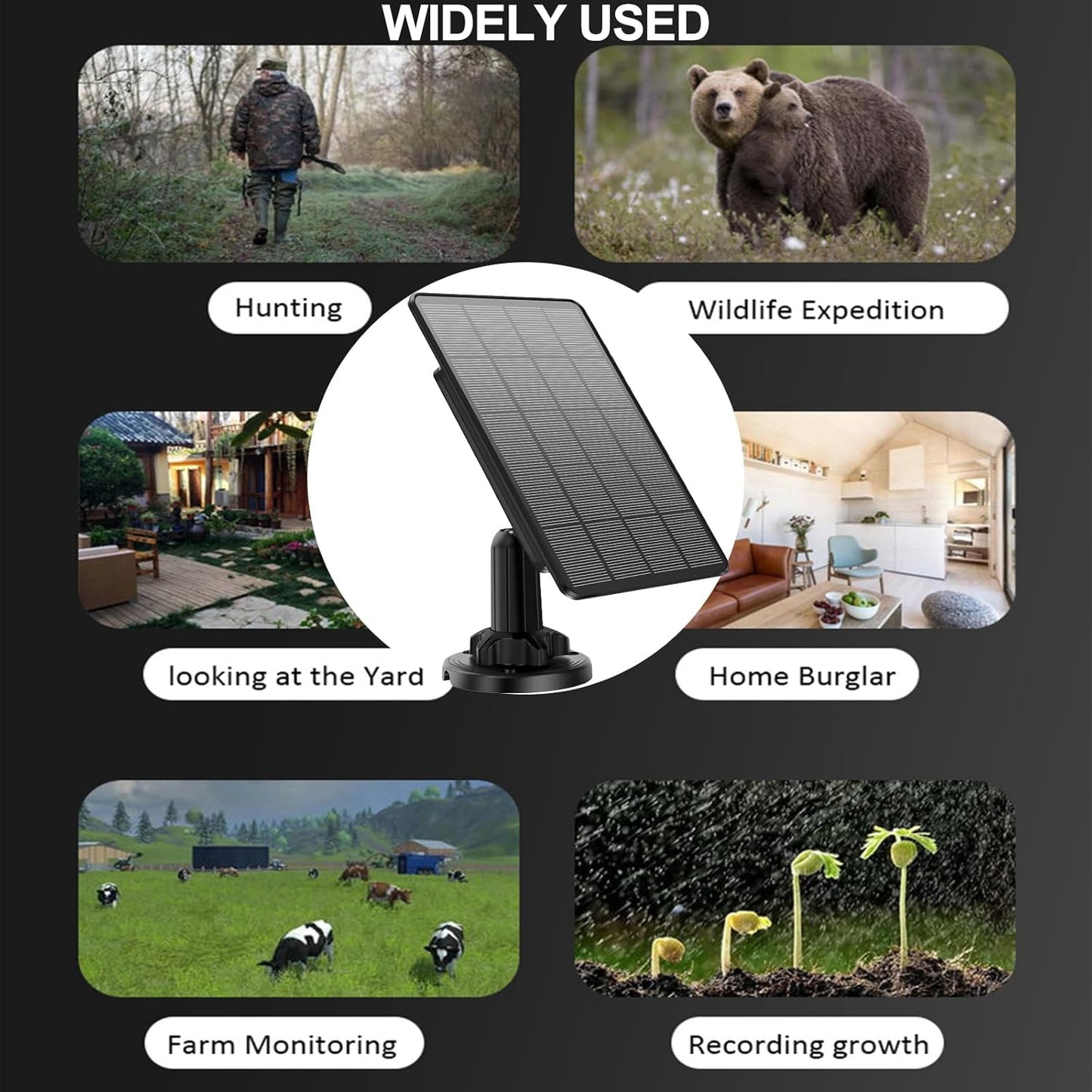 Caméra de surveillance solaire ScoutVision Pro 4K avec vision nocturne