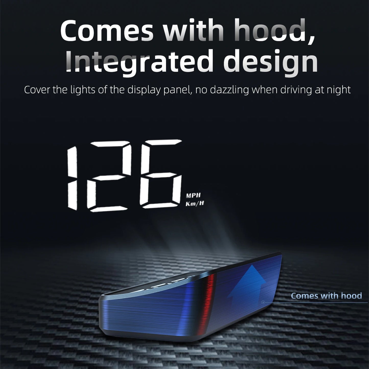 DriveView M2 – Affichage GPS HUD intelligent pour voitures avec projection OLED sur pare-brise