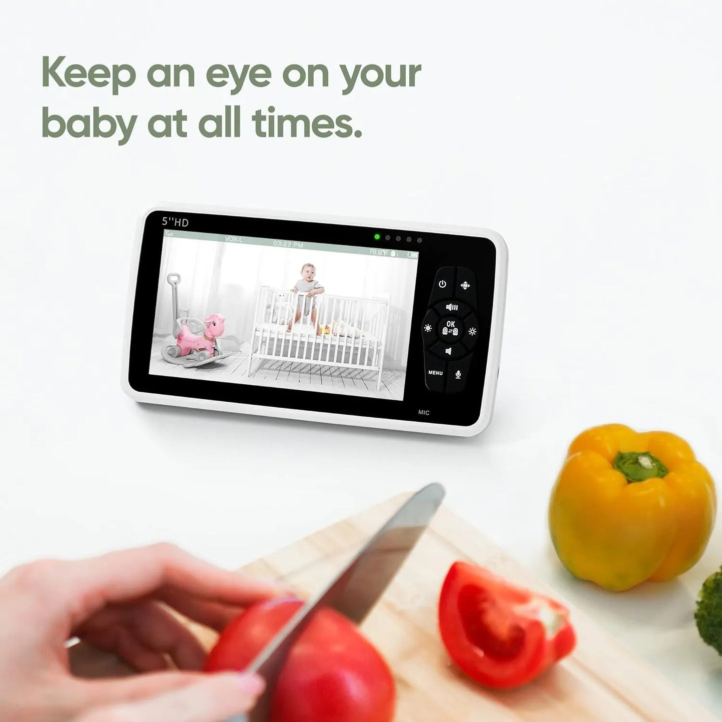 NurturaVision Pro Smart Baby Monitor
