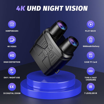 WildScope Elite 4K Night Vision Goggles