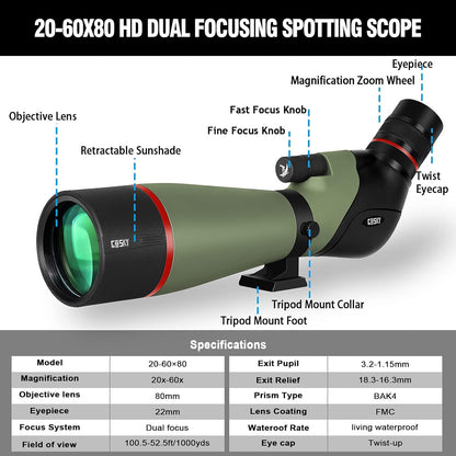 TerraZoom - Lunette d'observation HD