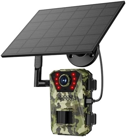 Caméra de surveillance solaire ScoutVision Pro 4K avec vision nocturne