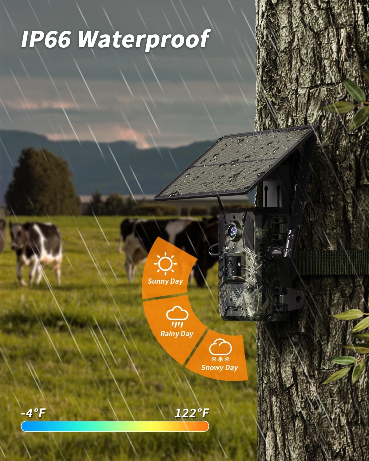 Caméra de surveillance solaire ScoutVision 4G 2K
