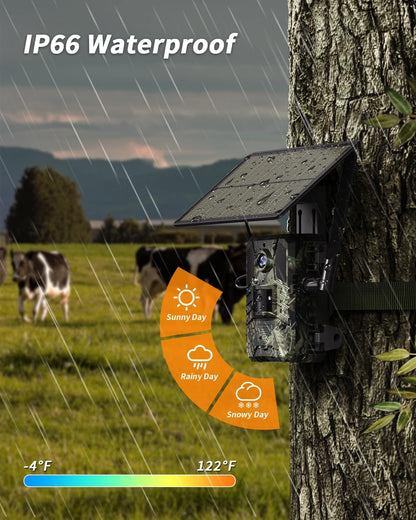 Caméra de surveillance solaire ScoutVision 4G 2K