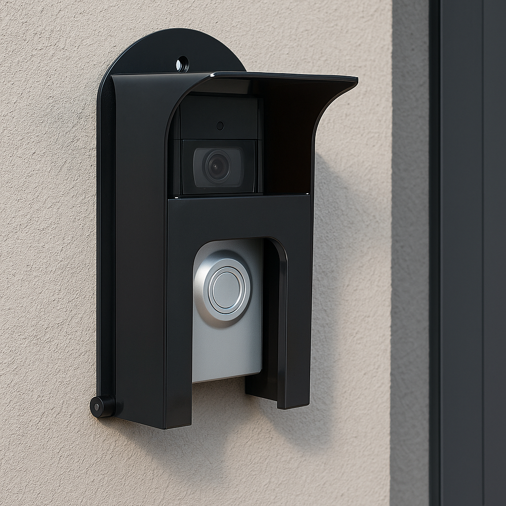 SecureShield Anti Glair Doorbell Mount