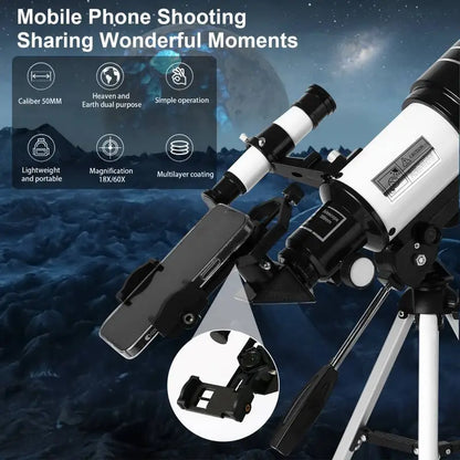 StellarView Pro – 150X HD Astronomical Telescope with Tripod